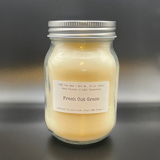 Fresh Cut Grass - Large Candle